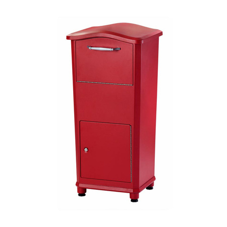 ARCHITECTURAL MAILBOXES elephantrunk Parcel Drop Box Red 6900R